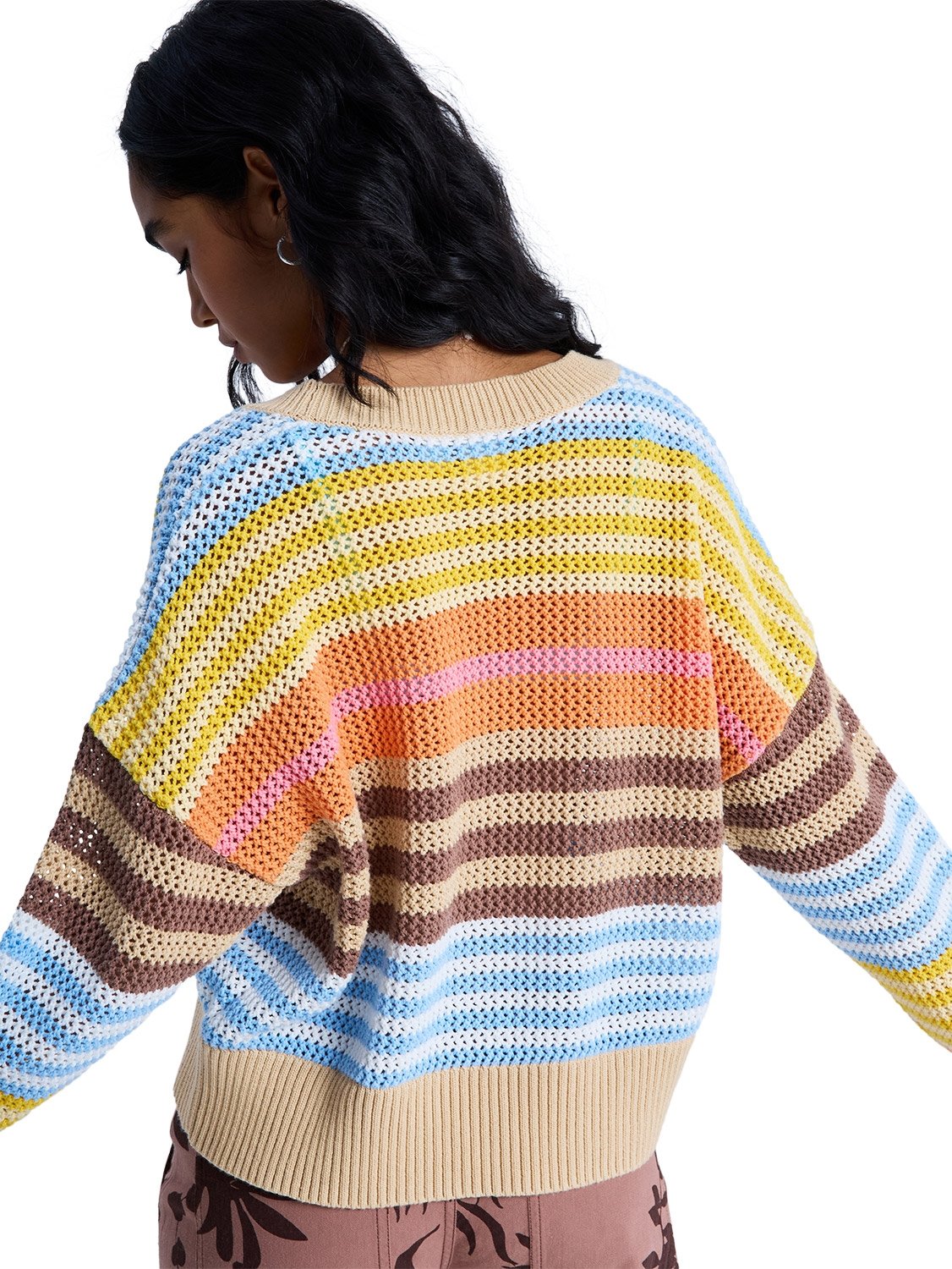 Roxy Ladies Cosmic Coast Striped Cardigan