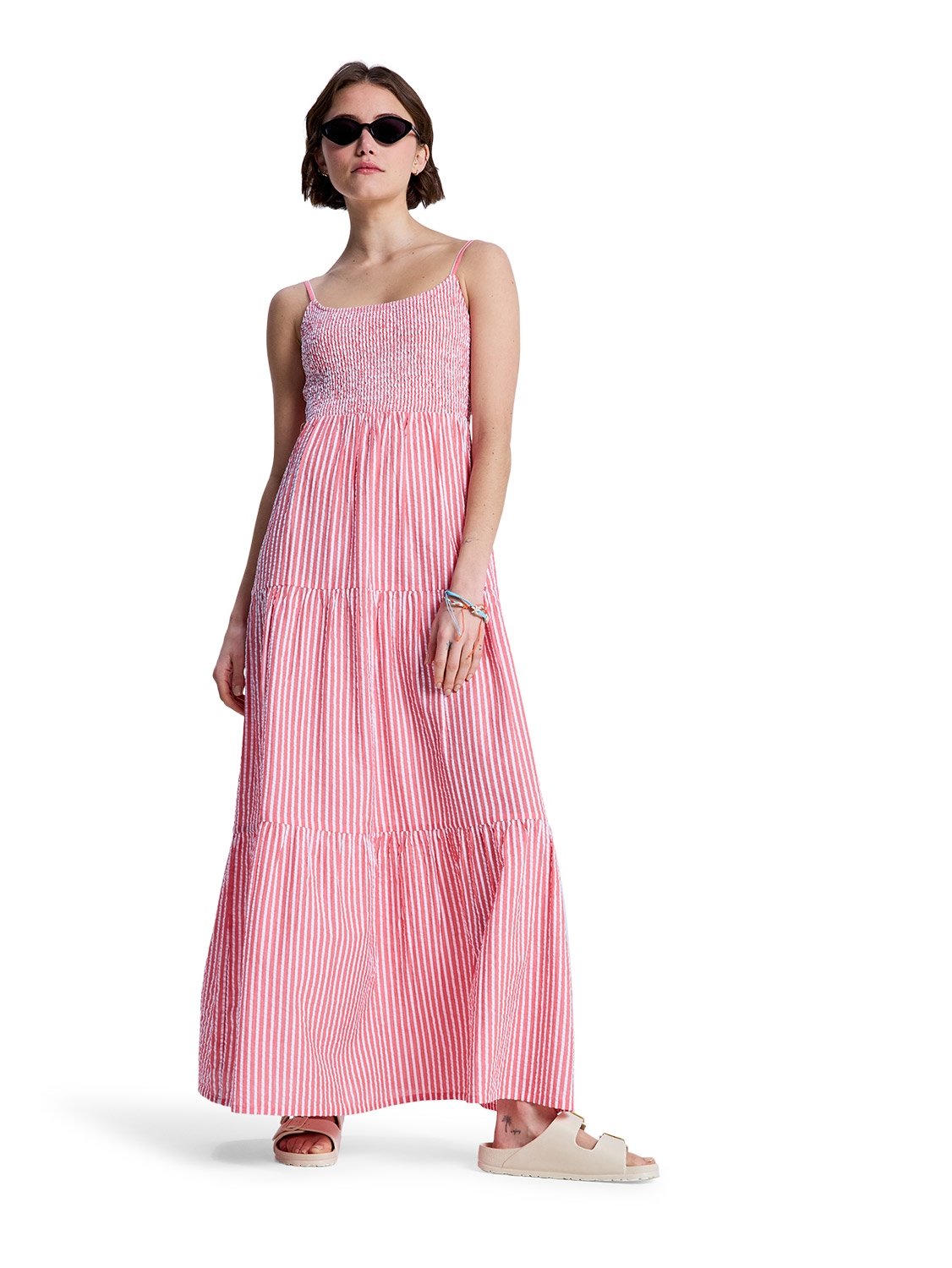 Roxy Ladies Tropical Glow Maxi Stripe Dress
