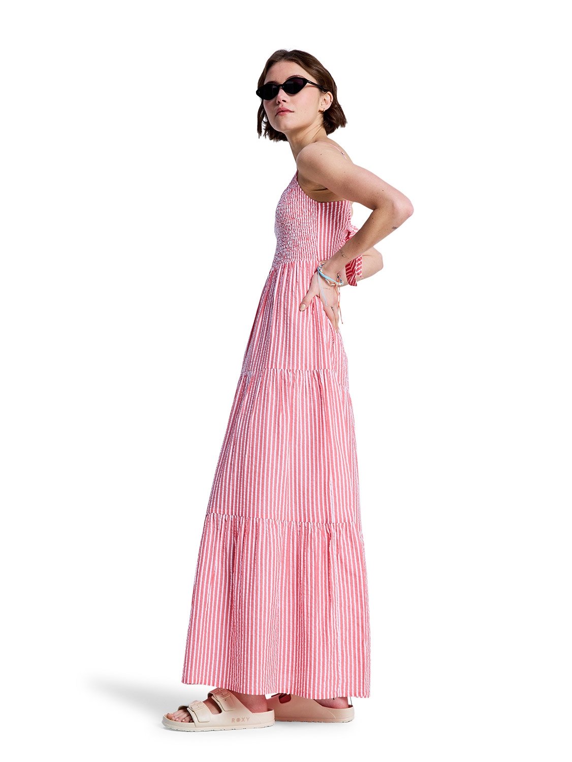 Roxy Ladies Tropical Glow Maxi Stripe Dress