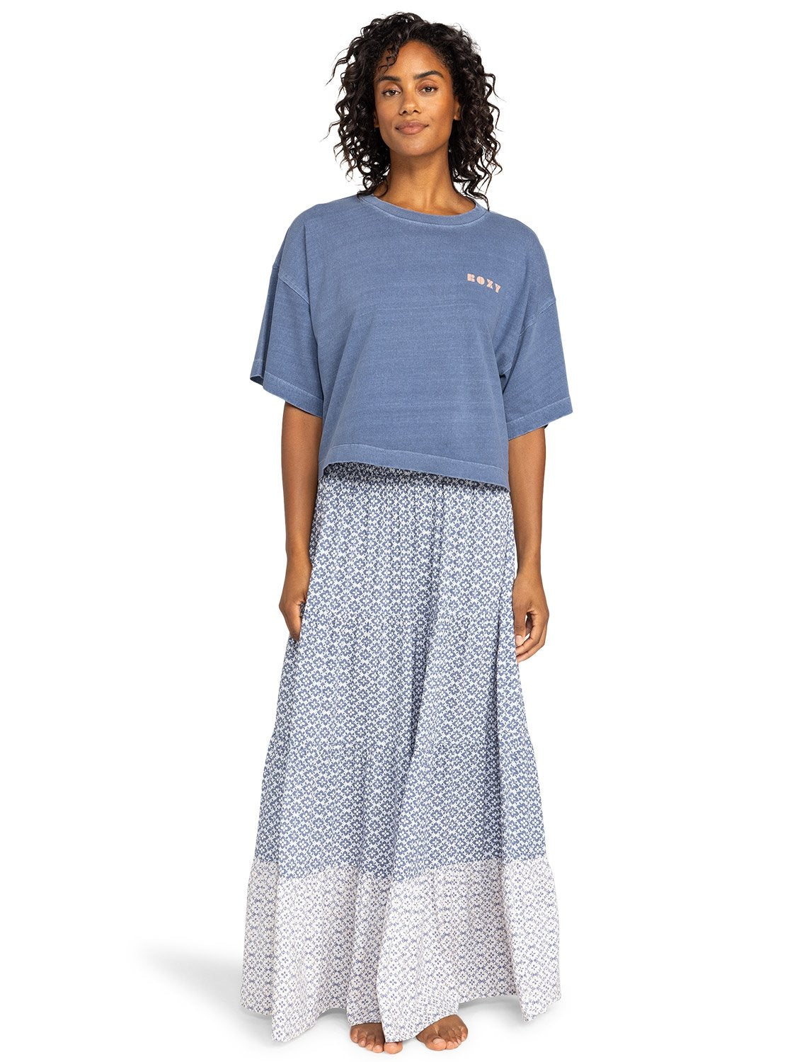 Roxy Ladies Radiant Sky Tiered Skirt