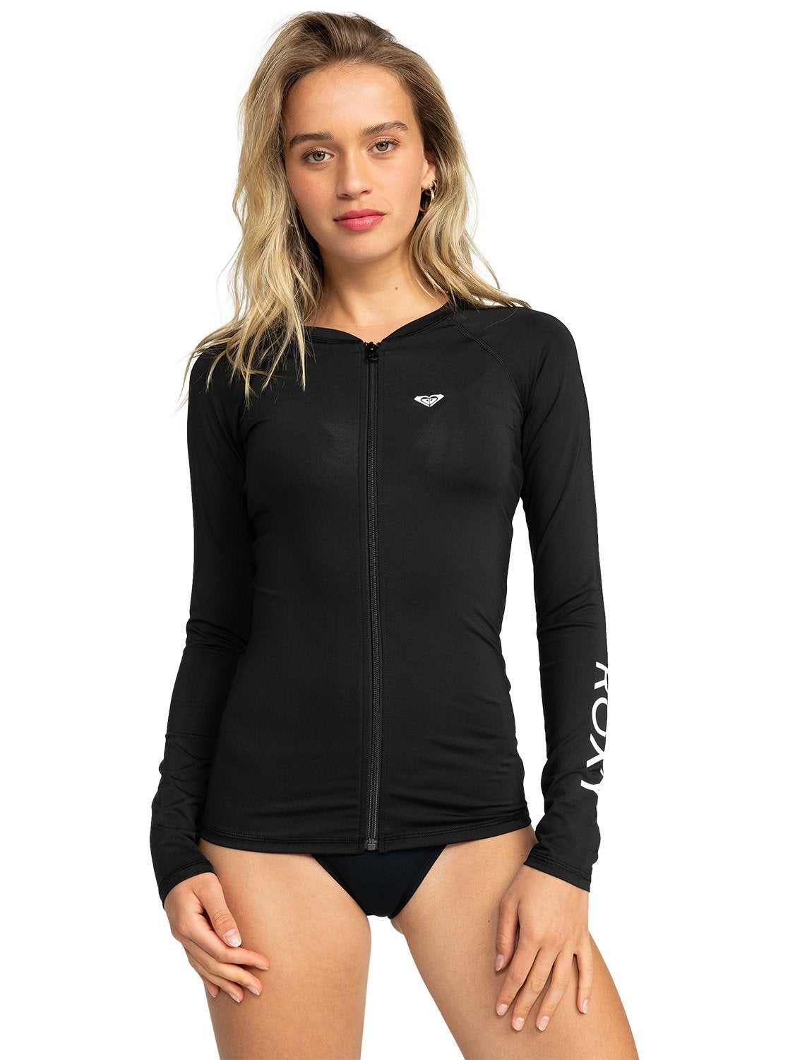 Roxy Ladies New Essentials Zipped Lycra Rashguard