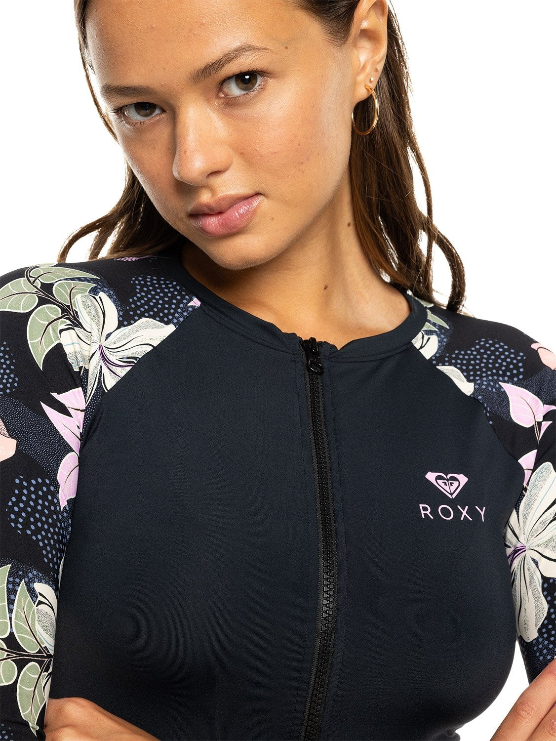 Roxy Ladies Sunny Floral Lycra Rashguard