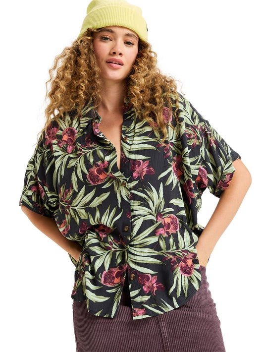 Roxy Ladies Beachy Nostalgia Crinkle Shirt