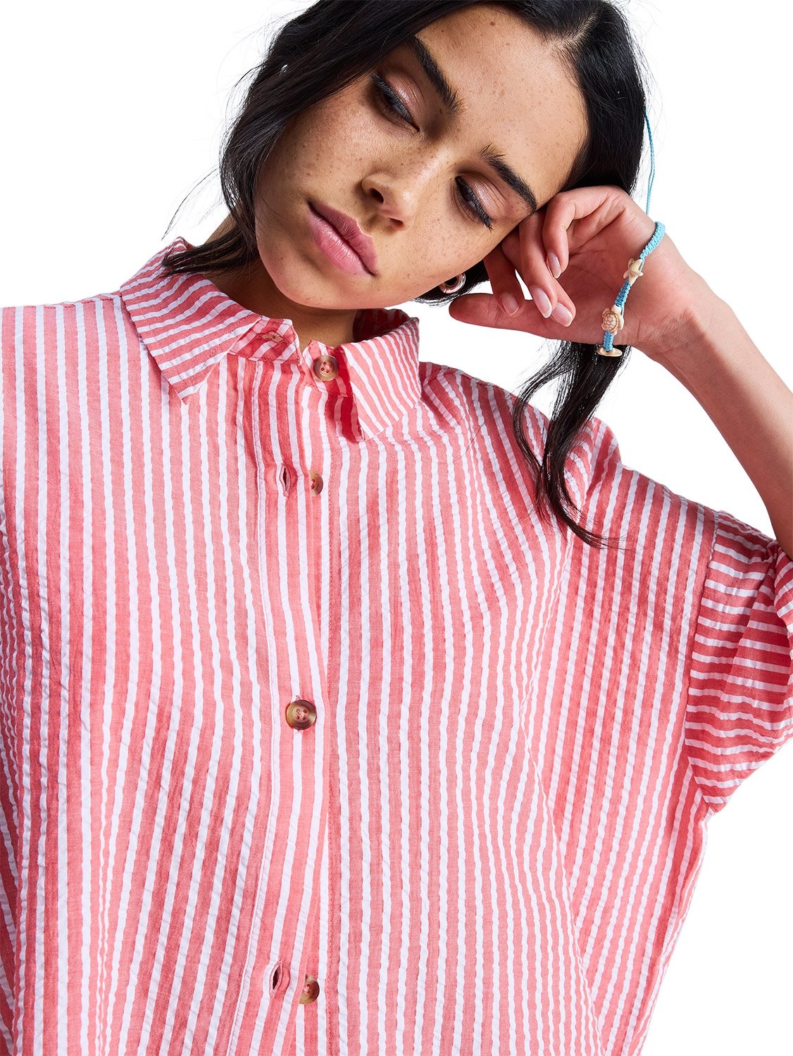 Roxy Ladies Beachy Nostalgia Stripe Shirt