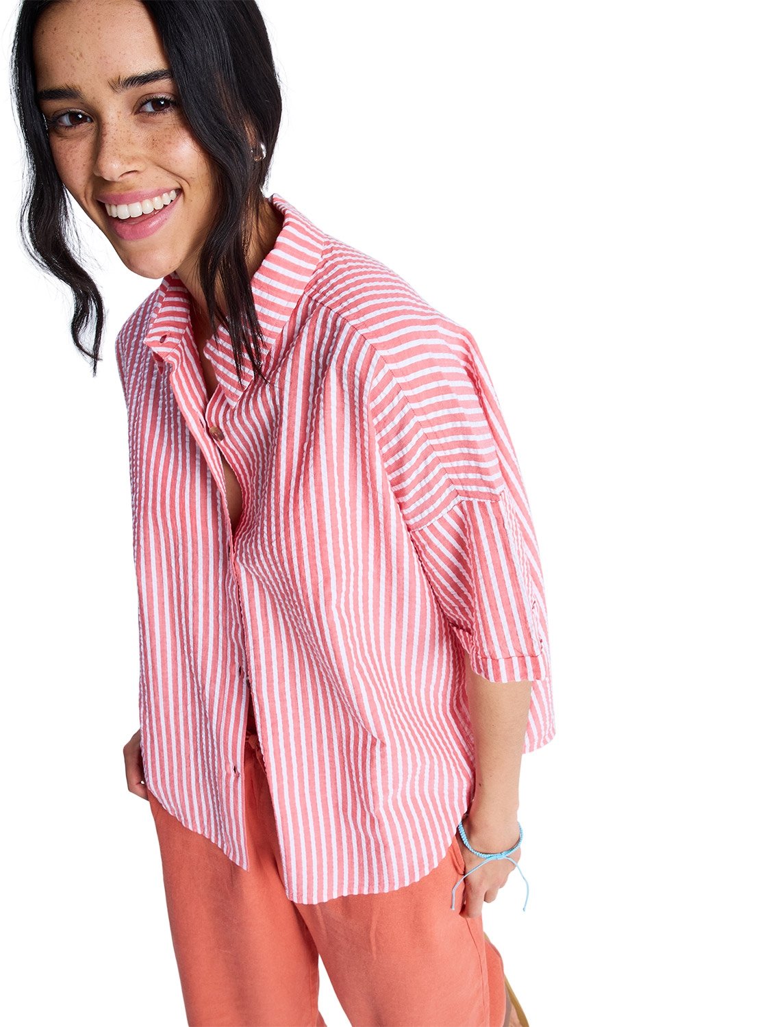Roxy Ladies Beachy Nostalgia Stripe Shirt