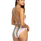 Roxy Ladies Vista Stripe One-Piece Bikini