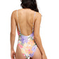Roxy Ladies Hazey Hibiscus One-Piece Swimsuit