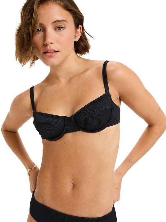 Roxy Ladies Rib Love The Queen Bikini Top