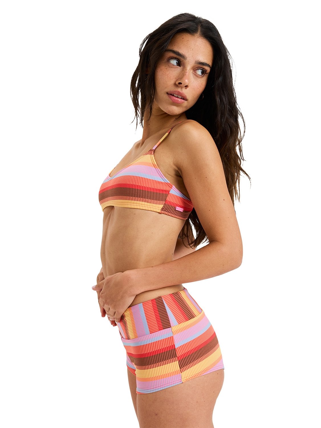 Roxy Ladies Sunset Stripe Bralette Bikini Top