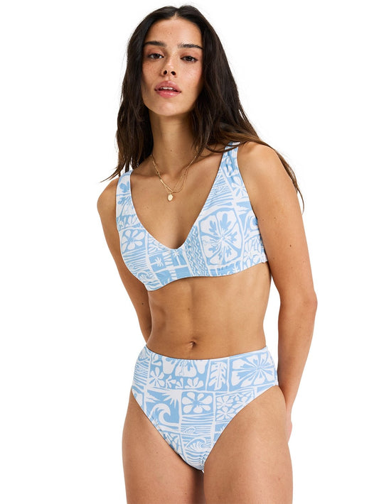 Roxy Ladies Flowers Wave Bikini Top
