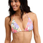 Roxy Ladies Hazey Hibiscus Tiki Tri Bikini Top