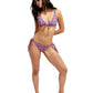 Roxy Ladies Tartan Times Elongared Bikini Top