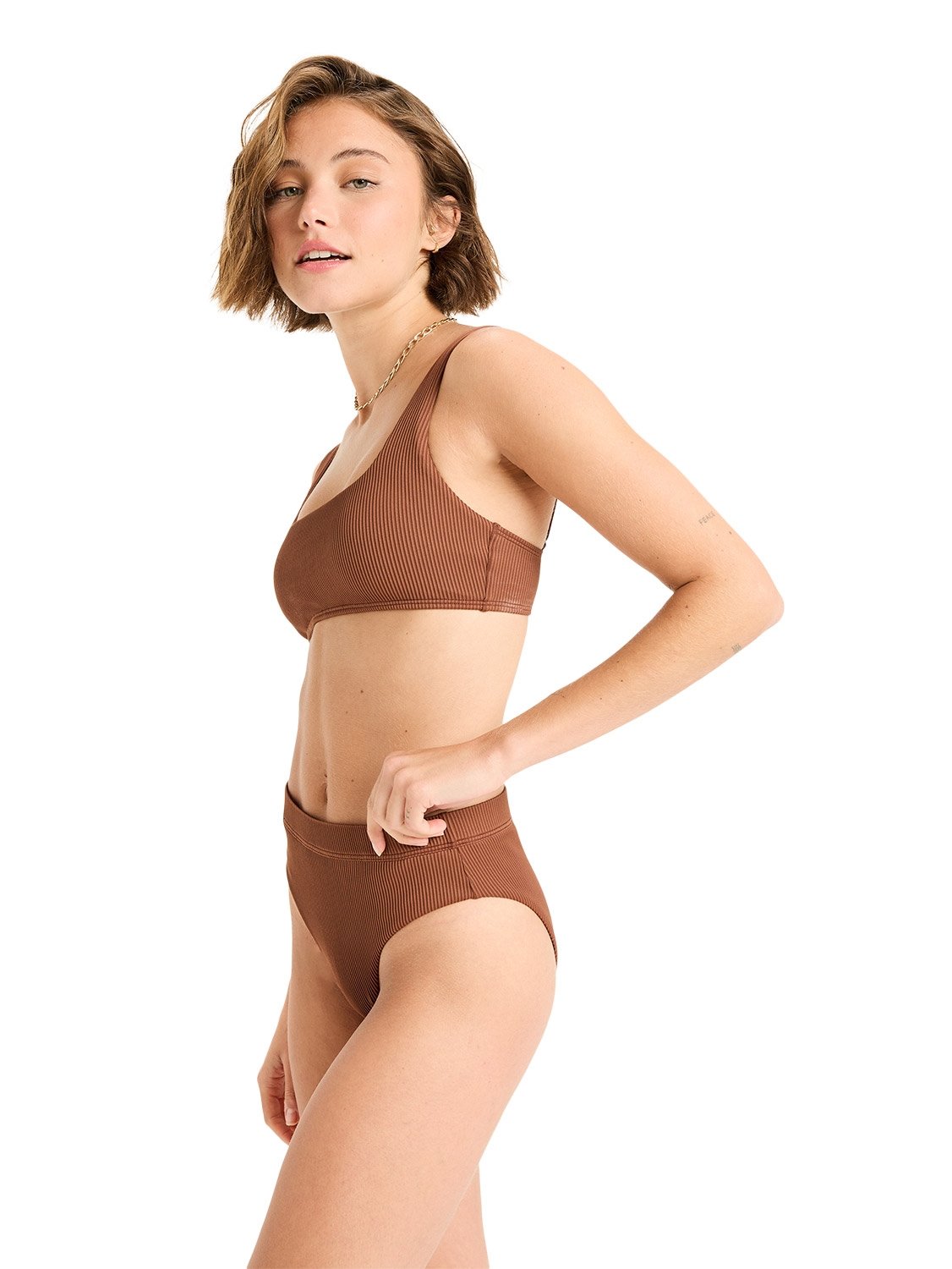 Roxy Ladies Rib Roxy Love The Shorey Bikini Bottom