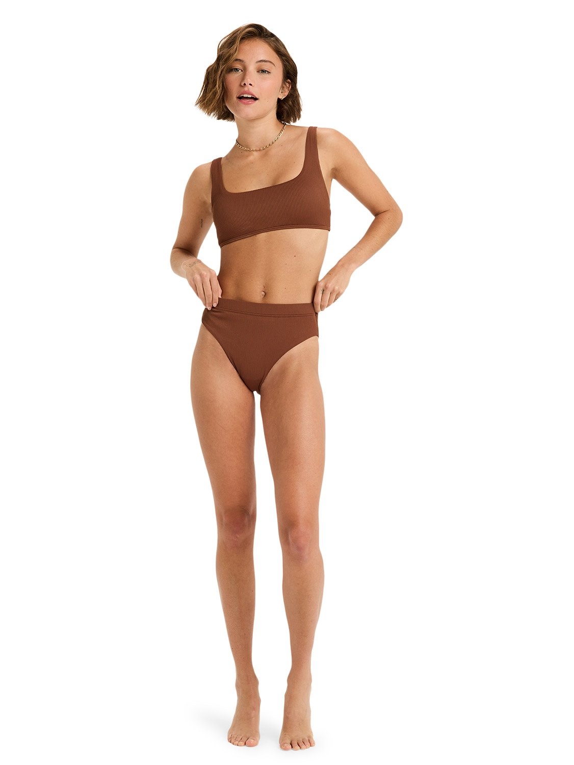 Roxy Ladies Rib Roxy Love The Shorey Bikini Bottom