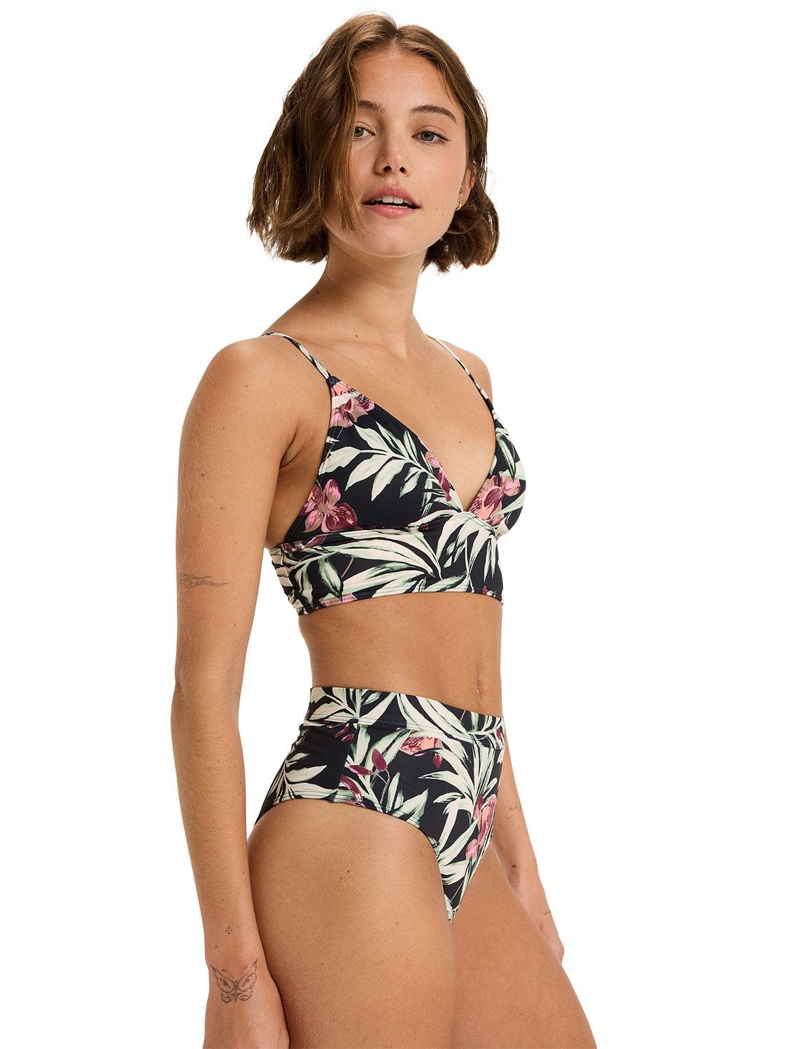 Roxy Ladies Beach Classics Moderate Bikini Bottom