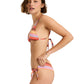 Roxy Ladies Sunset Stripe Cheeky Bikini Bottom
