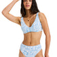 Roxy Ladies Flowers Wave Mid Waist Mod Bikini Bottom