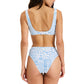 Roxy Ladies Flowers Wave Mid Waist Mod Bikini Bottom