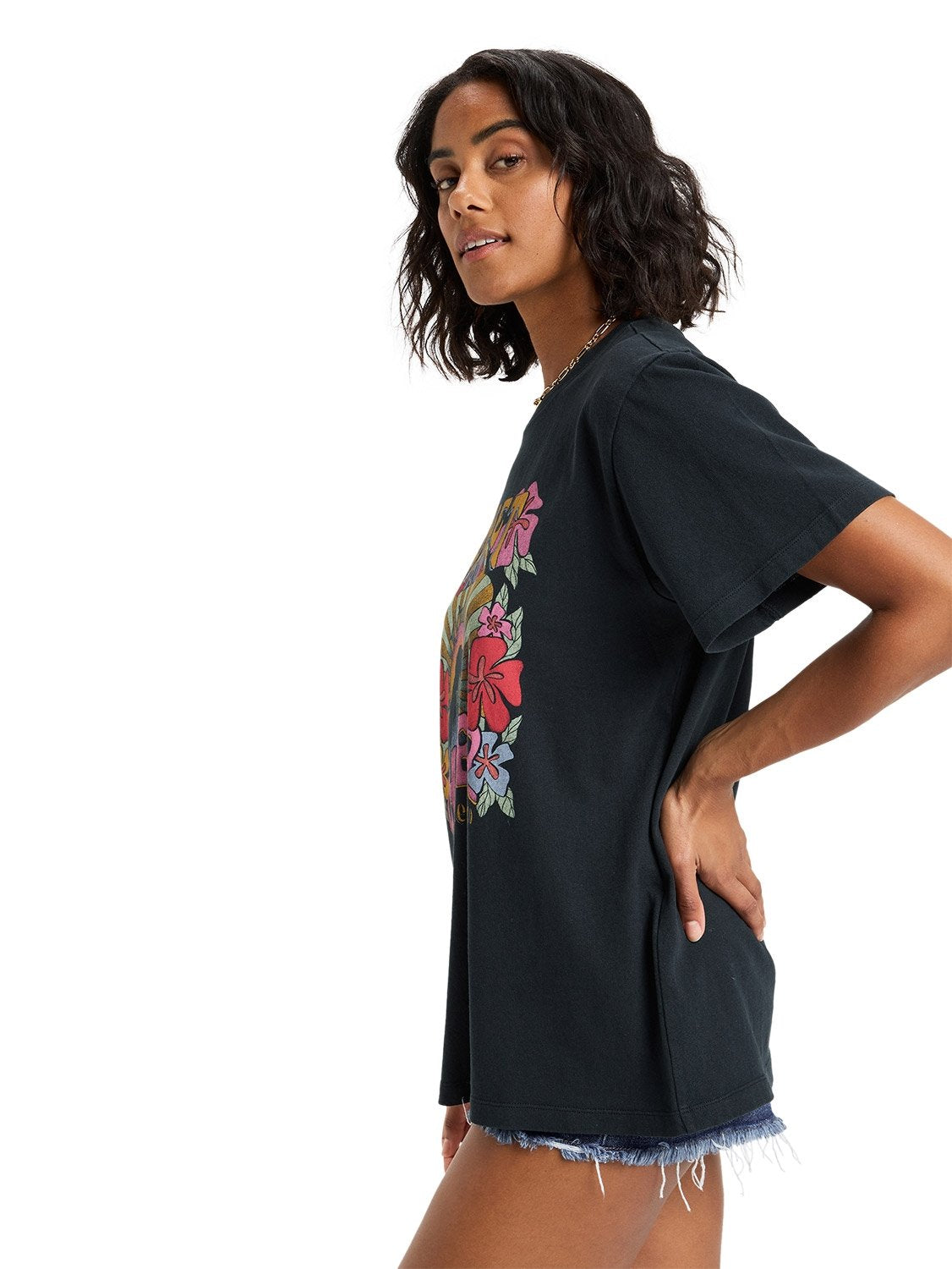 Roxy Ladies Sunny Oversize Stone T-Shirt