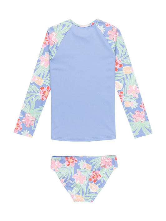 Roxy Pre-Girls Tropical Story Rashgaurd Set