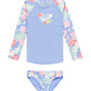 Roxy Pre-Girls Tropical Story Rashgaurd Set