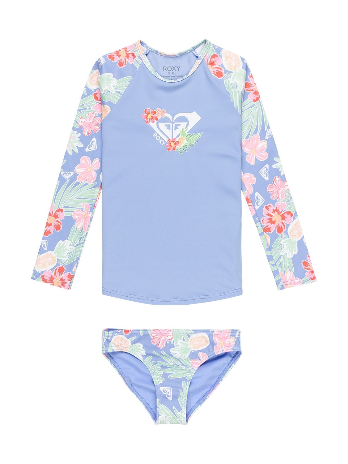 Roxy Pre-Girls Tropical Story Rashgaurd Set