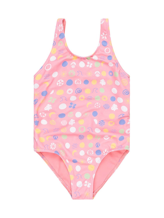 Roxy Pre-Girls Dot One-Piece Swimsuit