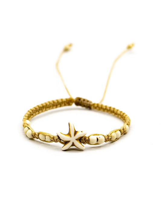 Single Stone Starfish Bracelet