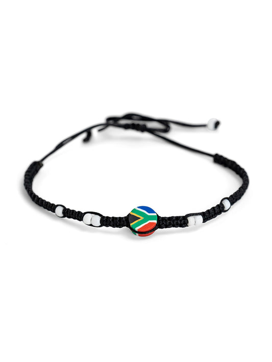 South African Flag And Small Fimo Bracelet