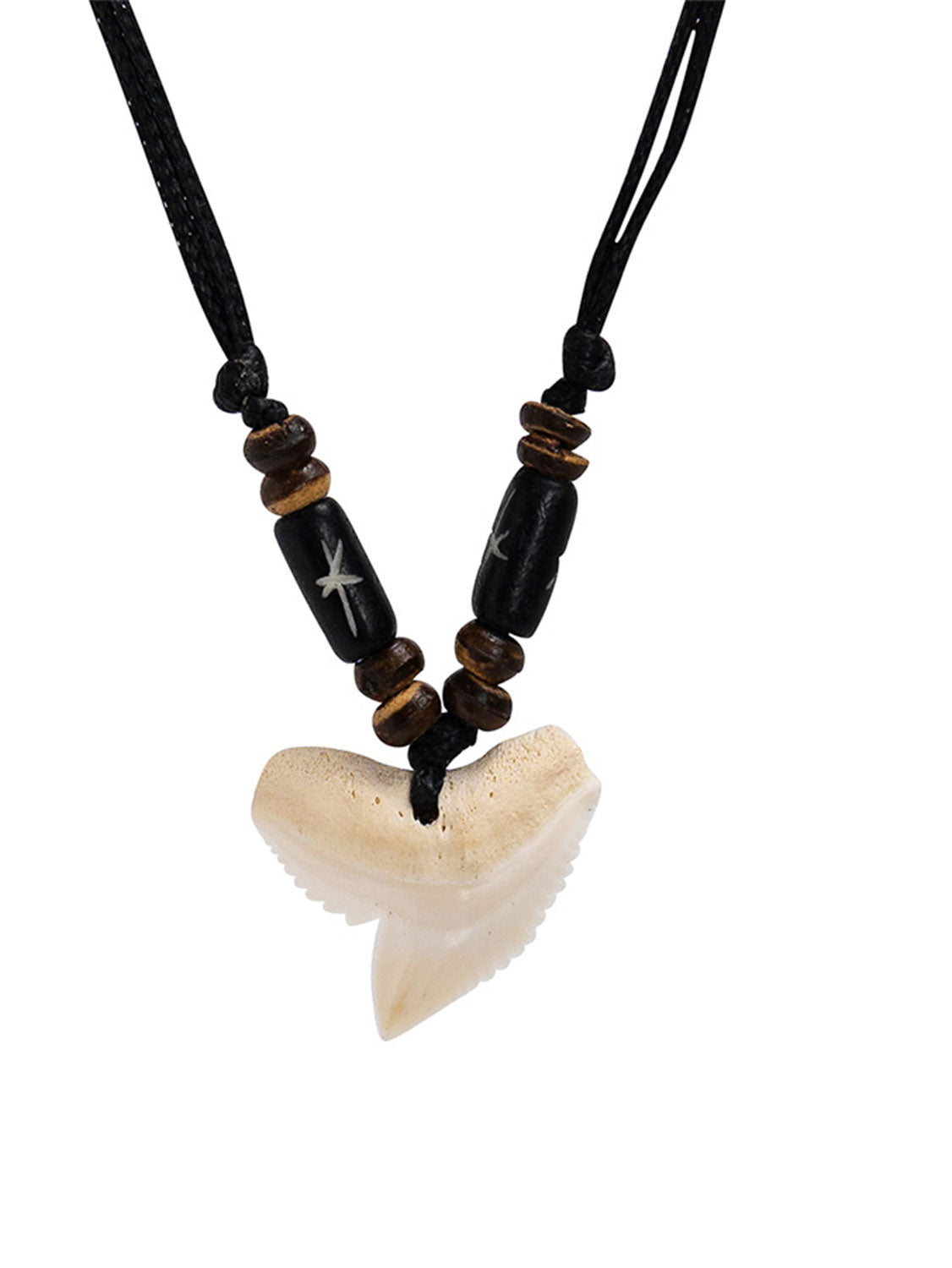 Hawaiian Jewelry Black Coconut Bead Resin Shark Tooth Hawaii Necklace From  Maui Hawaii