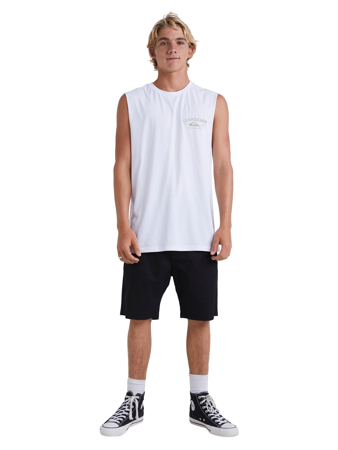 Quiksilver Men's Anchor Lockup Muscle T-Shirt
