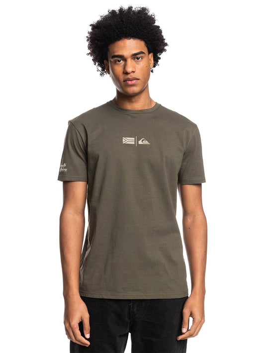 Quiksilver Mens SA Flagged T-Shirt