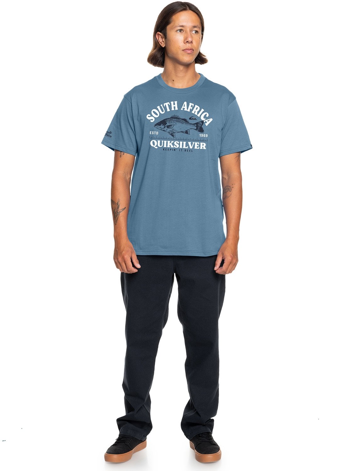 Quiksilver Mens South Africa Bass T-Shirt