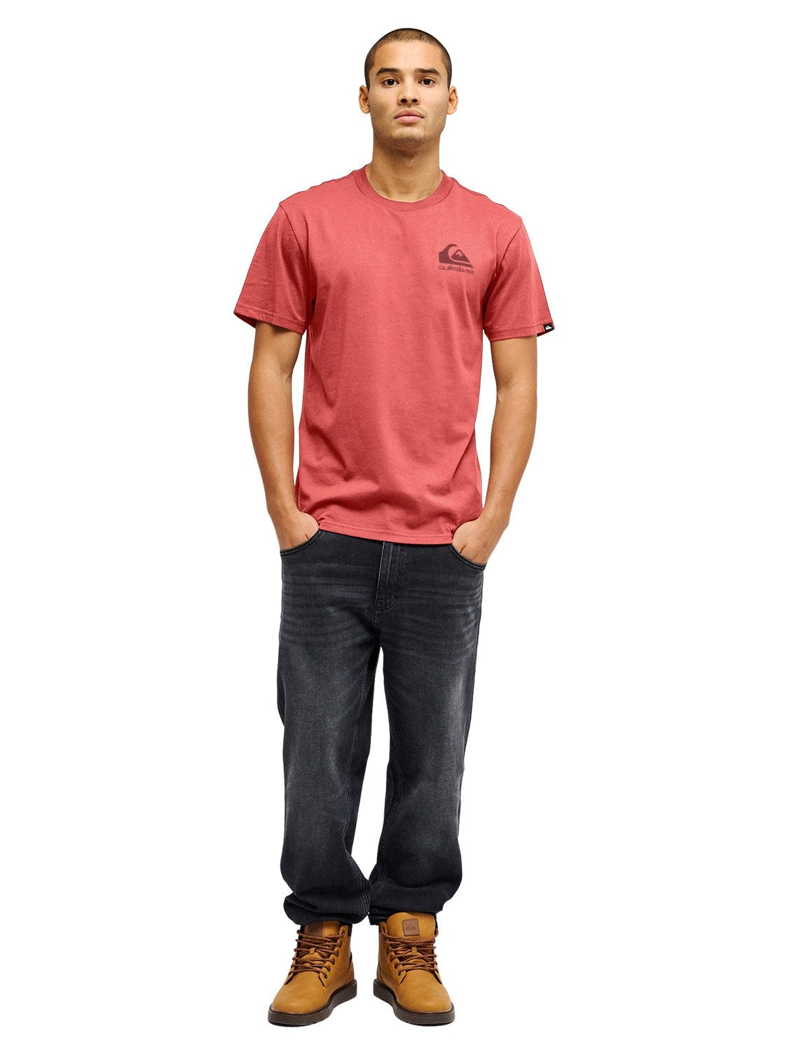 Quiksilver Men's Corp Logo Mini T-Shirt