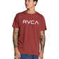 RVCA Men's Big RVCA Red Stitch T-Shirt
