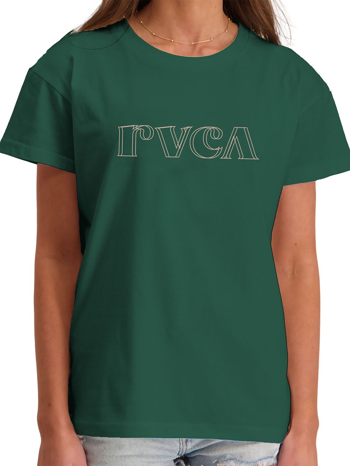 RVCA Ladies Curl Keyline T-Shirt