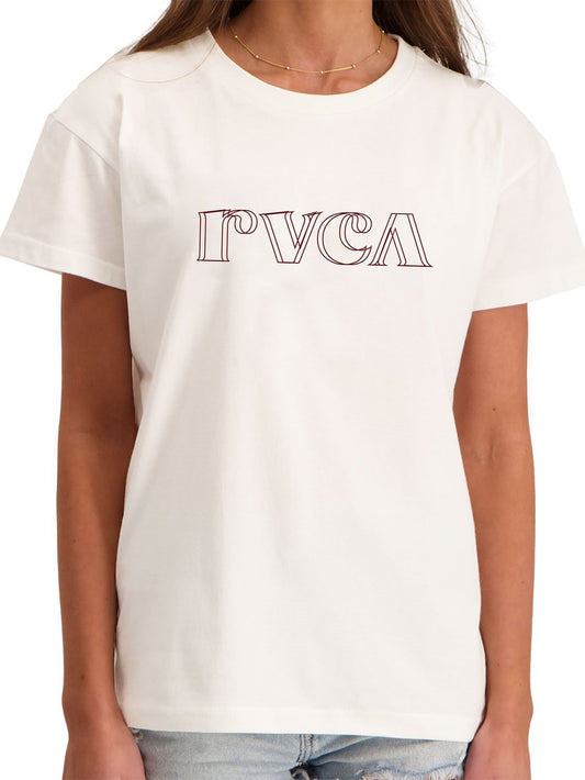 RVCA Ladies Curl Keyline T-Shirt