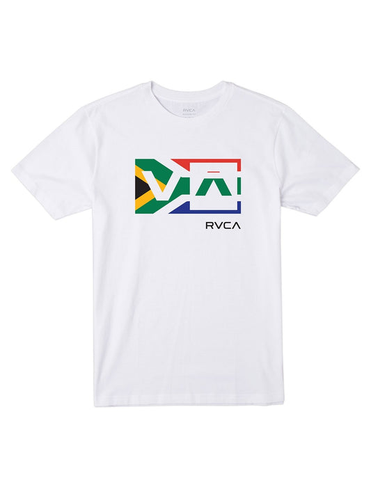 RVCA Men's VA Box SA Flag T-Shirt