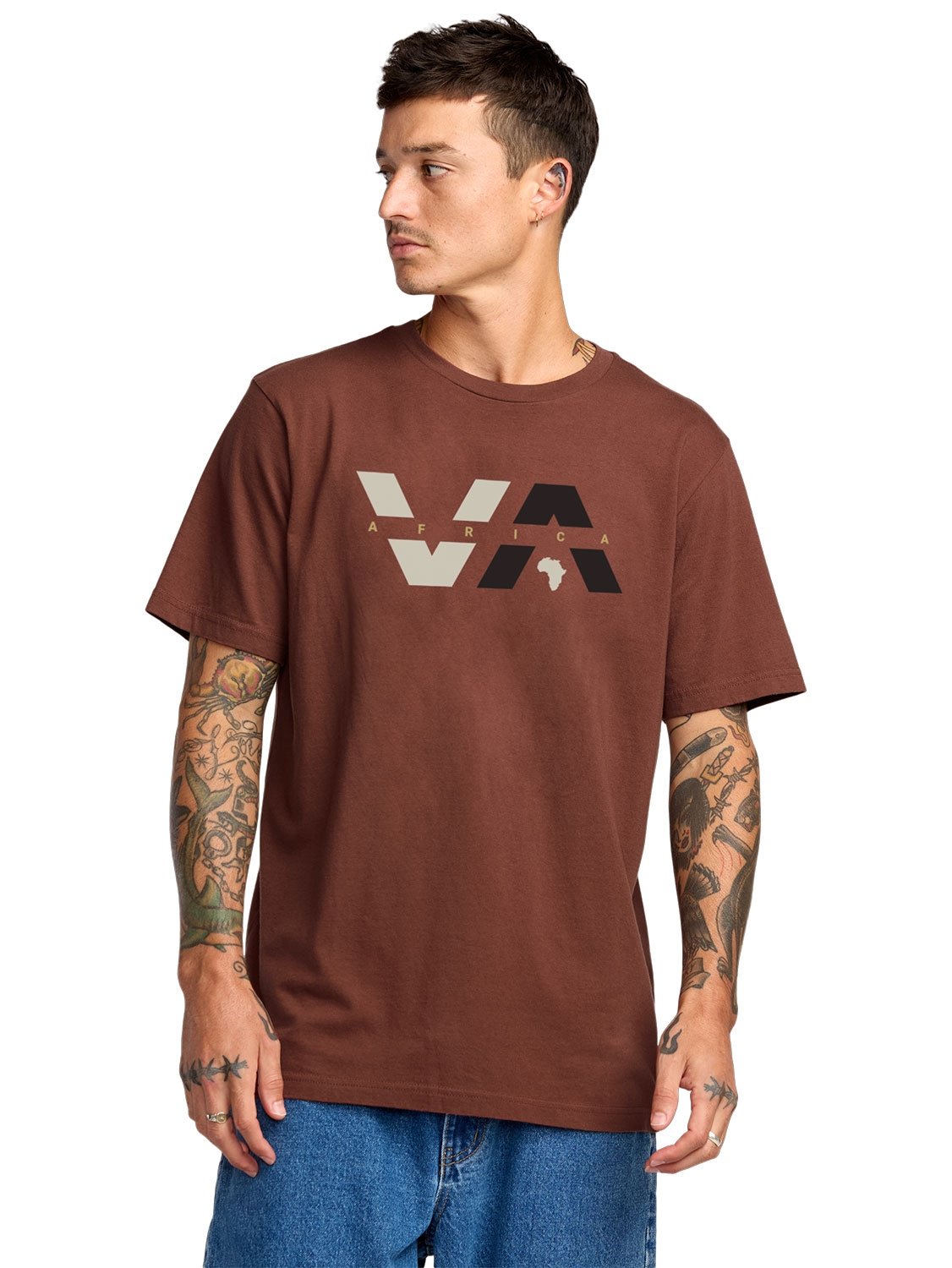 RVCA Men's VA Africa Balance T-Shirt