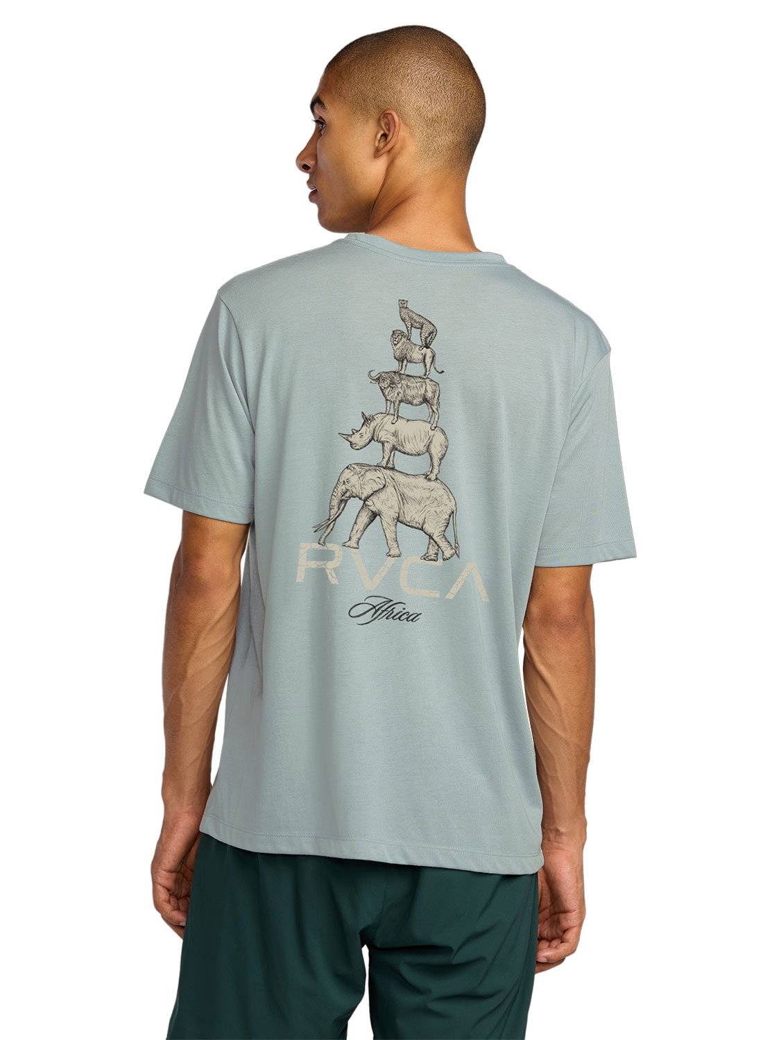 RVCA Men's Big 5 Stack T-Shirt