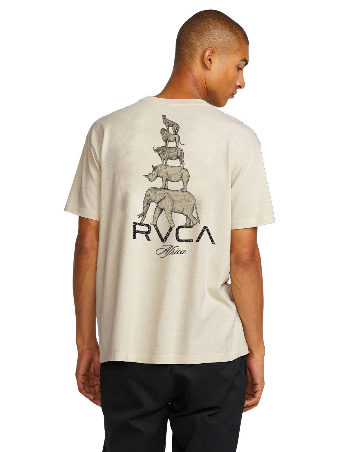 RVCA Men's Big 5 Stack T-Shirt