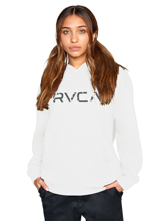RVCA Ladies Big RVCA Daisy Hooded Pullover