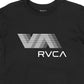 RVCA Men's VA RVCA Blur T-Shirt Black