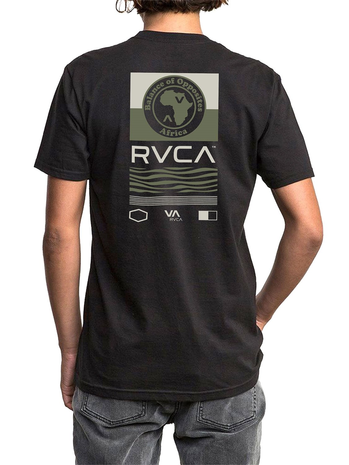 RVCA Men's Africa Stacks T-Shirt