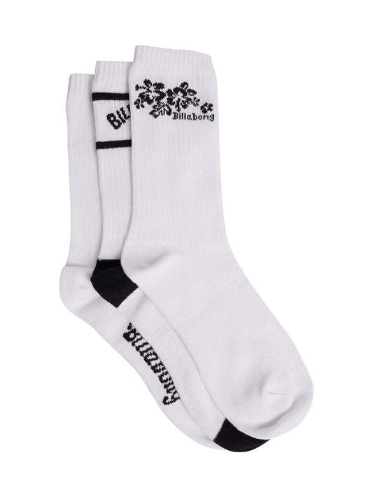 Billabong Ladies Good Times 3 Pack Socks