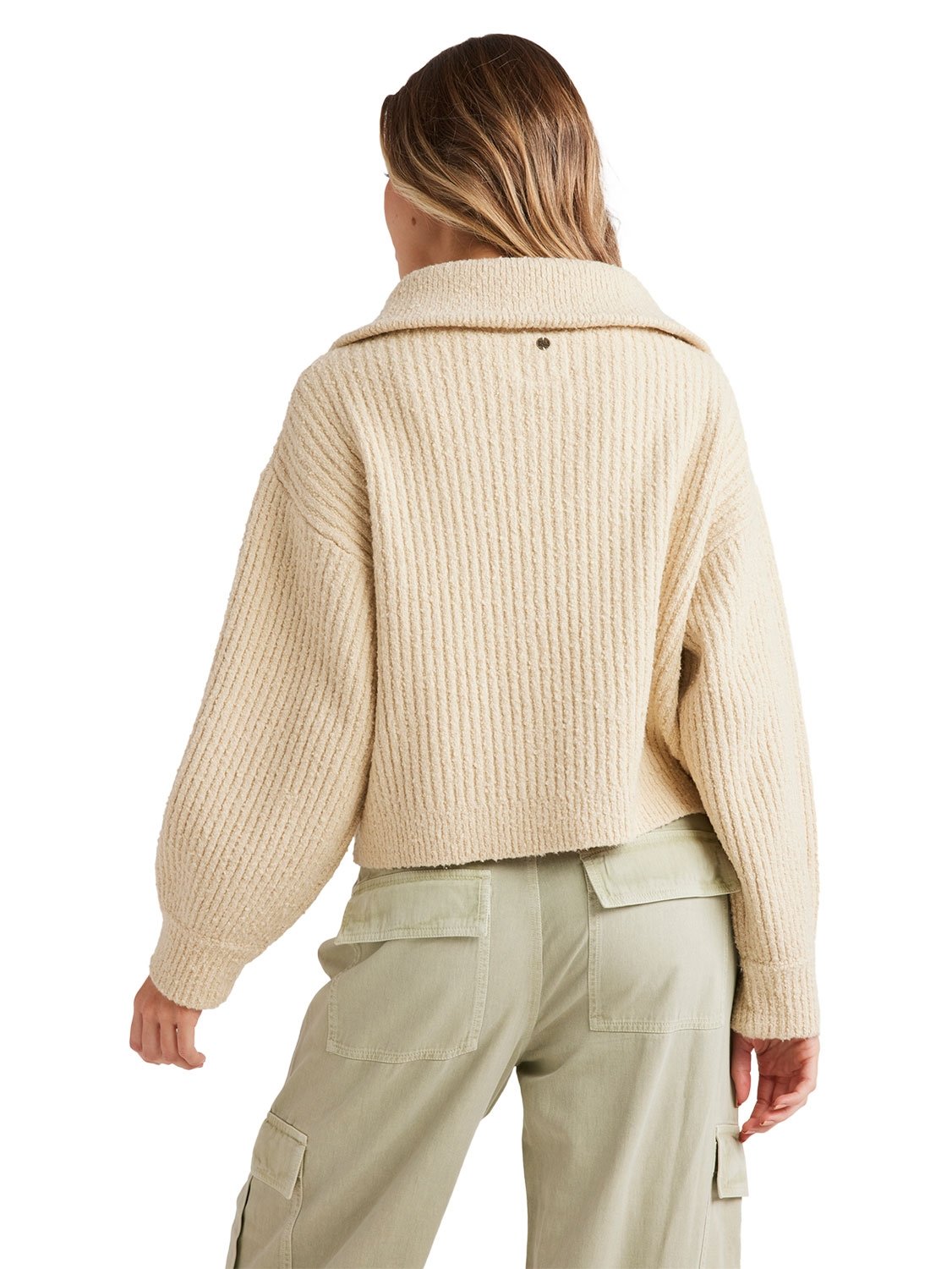 Billabong Ladies Zippy Loo Knit Sweater