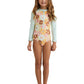 Billabong Pre-Gils Flower Power One-Piece Sunshirt