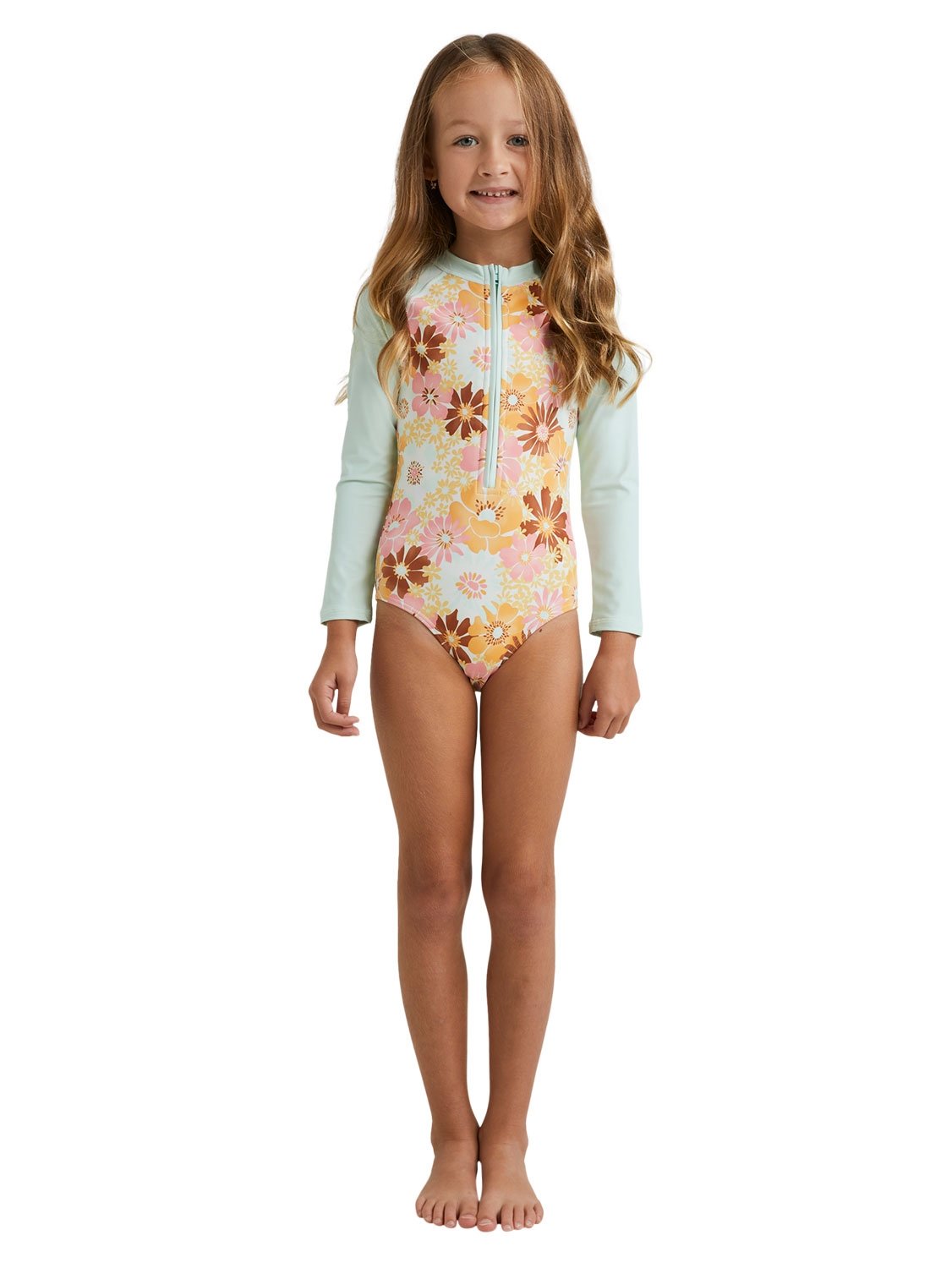 Billabong Pre-Gils Flower Power One-Piece Sunshirt