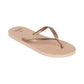 Kustom Ladies Classic Rose Tan Flip Flop