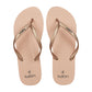 Kustom Ladies Classic Rose Tan Flip Flop